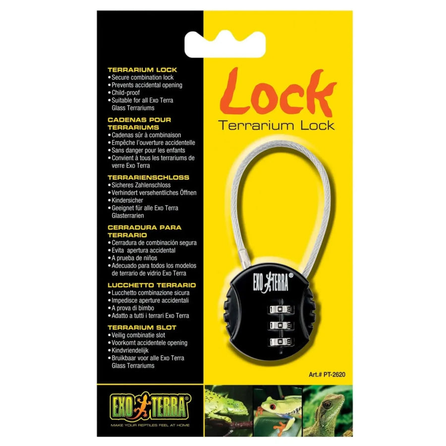 Buy Exo Terra Terrarium Combination Lock (EHT005) Online at £5.99 from Reptile Centre