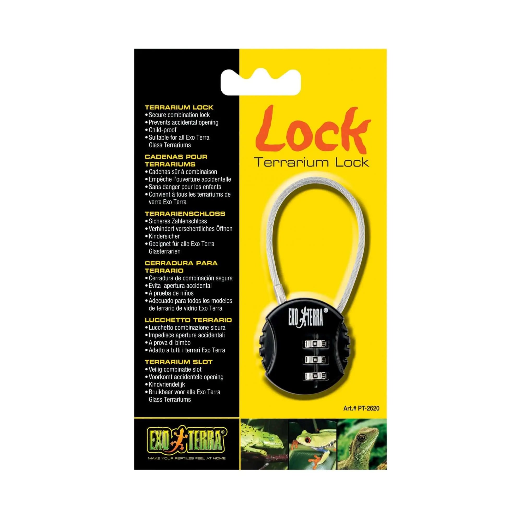 Peregrine Livefoods Terrarium Combination Lock