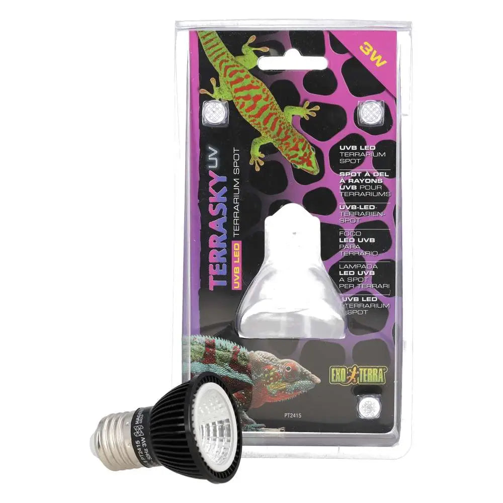 Exo Terra Terrasky Uvb Led Spot Bulb 3W Lighting