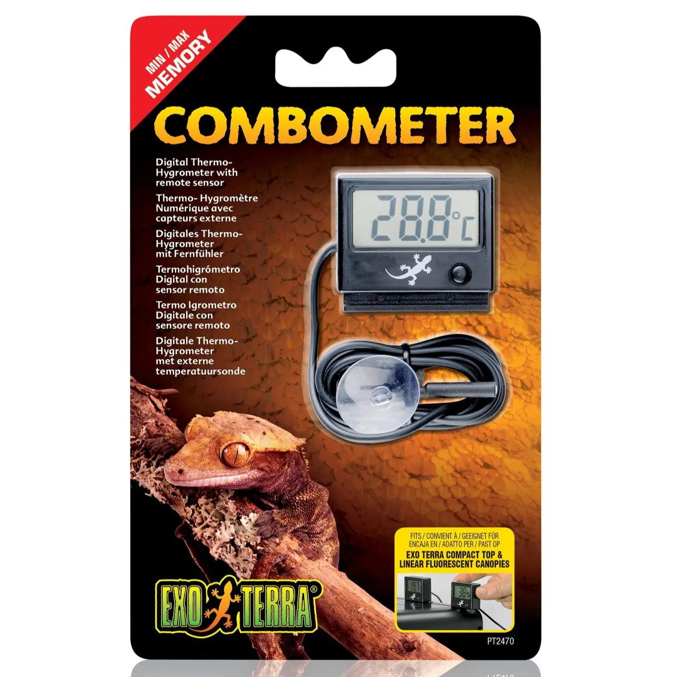 Exo Terra Thermo Hygro Combometer