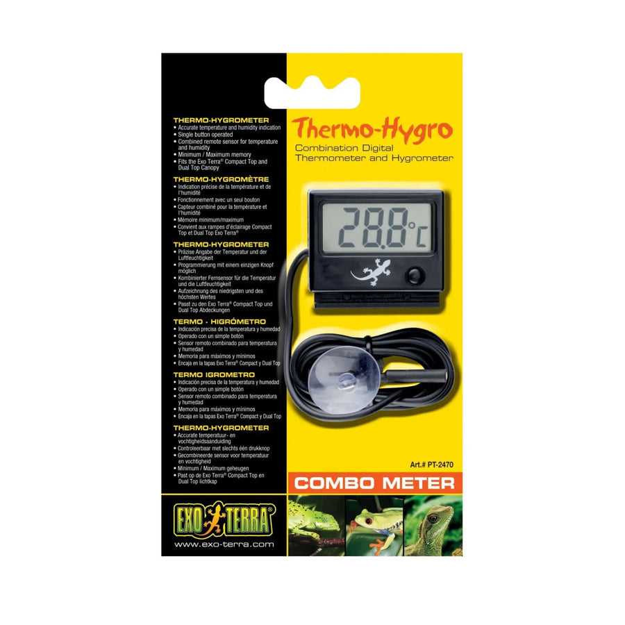 Buy Exo Terra Thermo-Hygro Combometer (CHE030) Online at £29.09 from Reptile Centre