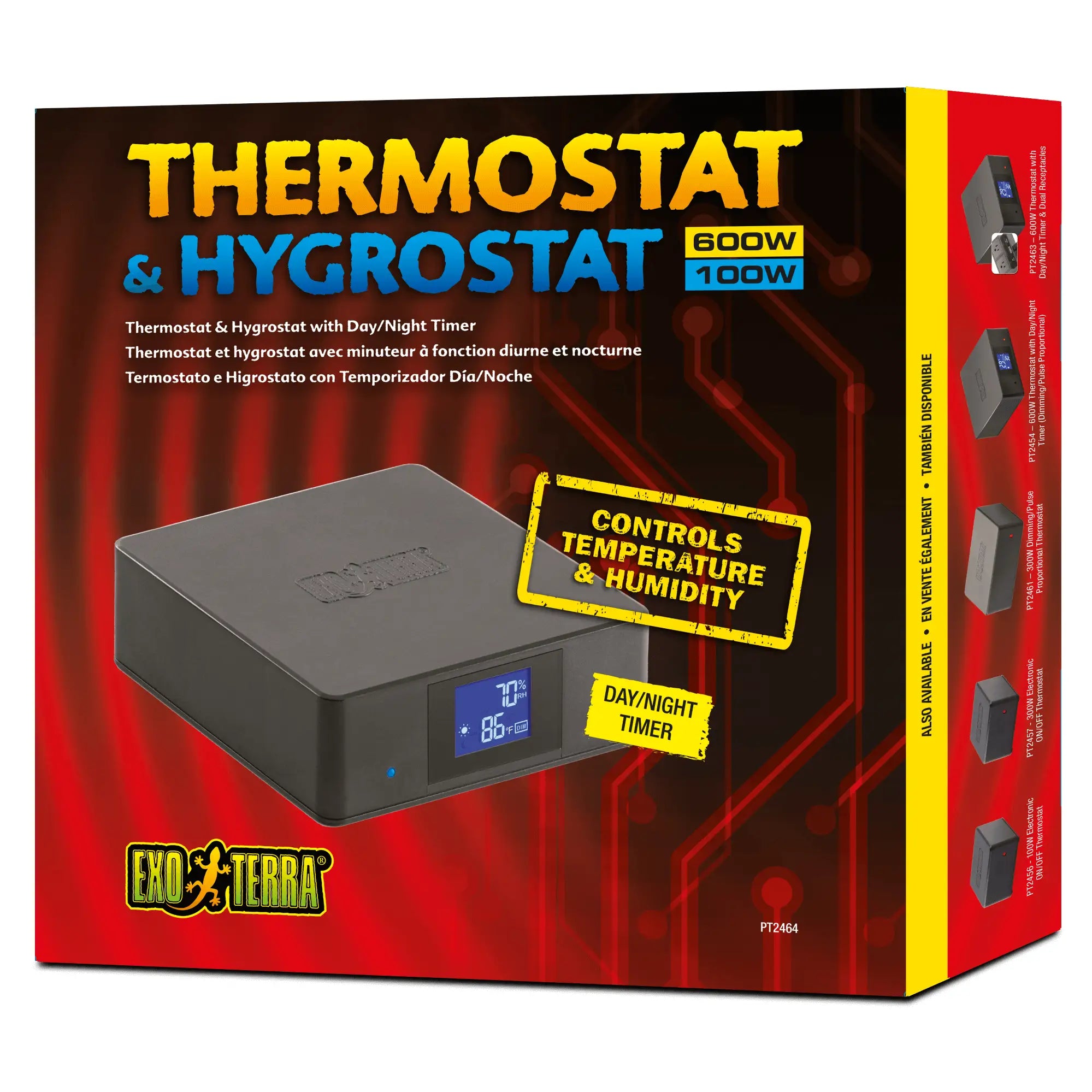 Exo Terra Thermostat 600w &amp Hygrostat 100w