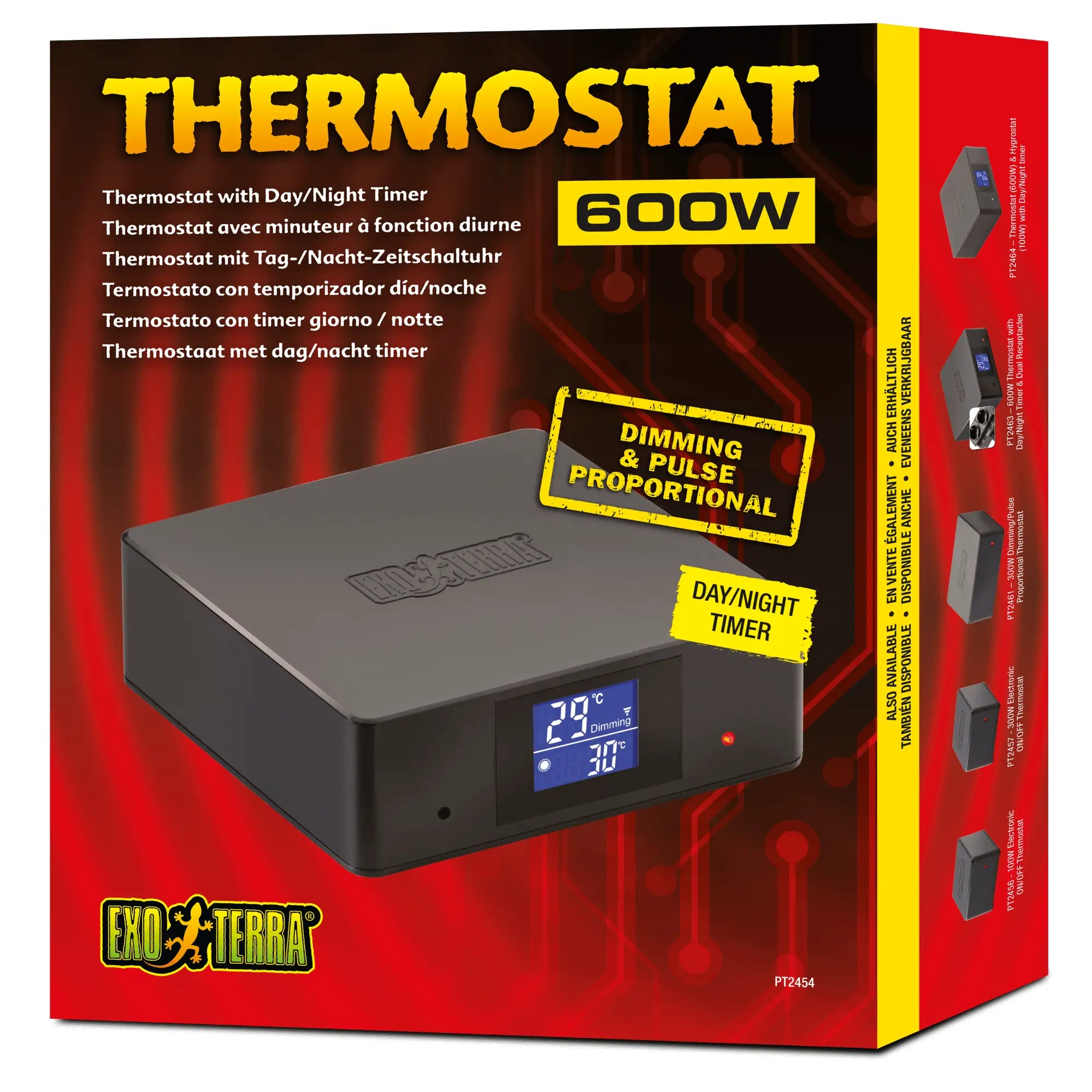 Exo Terra Thermostat 600w Day Night Timer