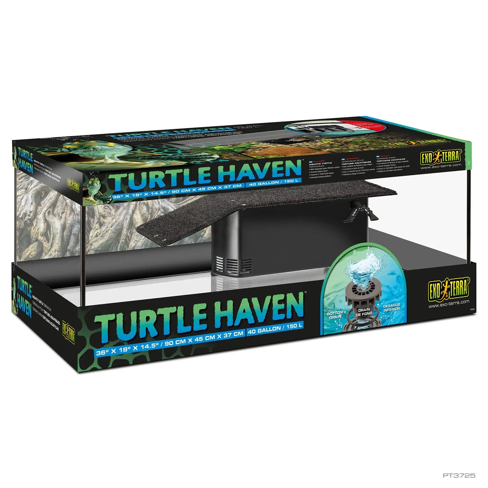 Buy Exo Terra Turtle Haven Terrarium - 90x45x37cm online