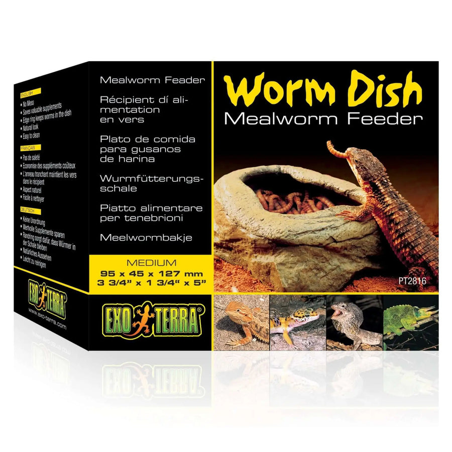 Buy Exo Terra Worm Dish Mealworm Feeder (WHF100) Online at £9.59 from Reptile Centre