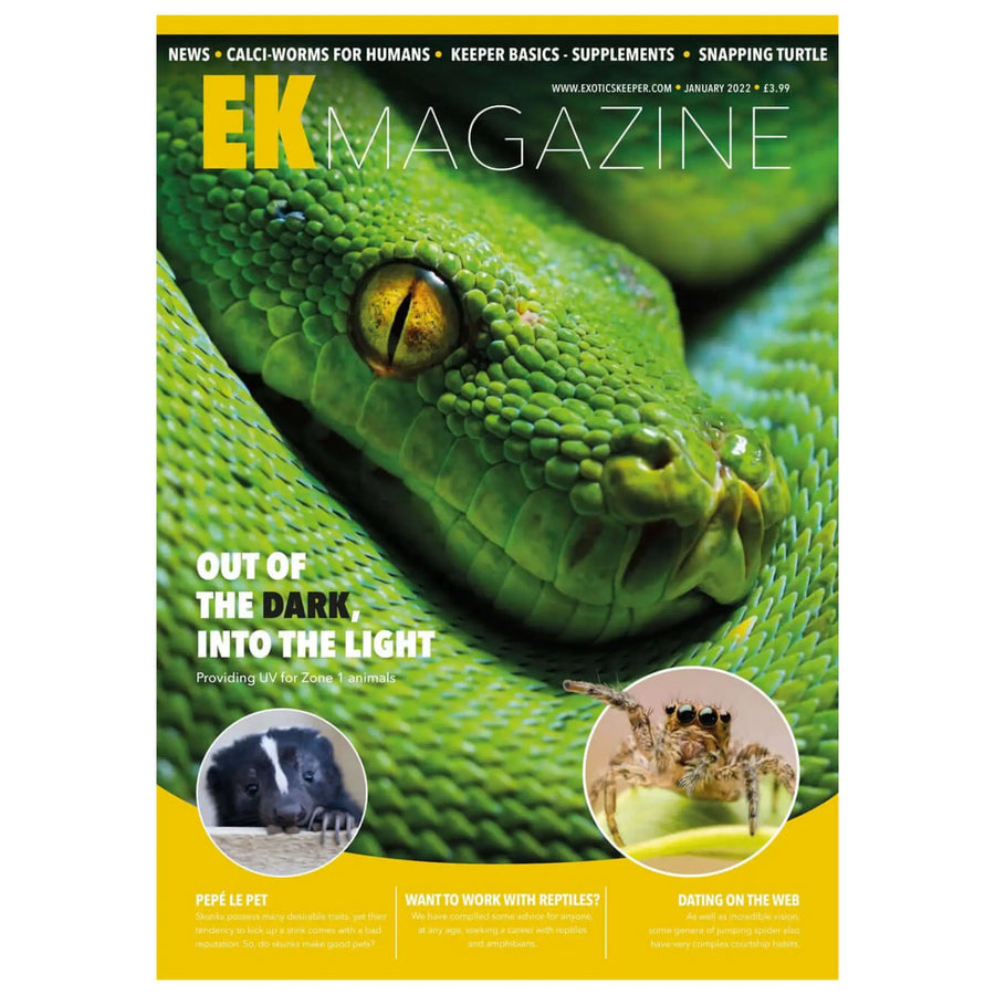 Buy Exotics Keeper Magazine #15 January 2022 (Q-IEK015) Online at £3.99 from Reptile Centre