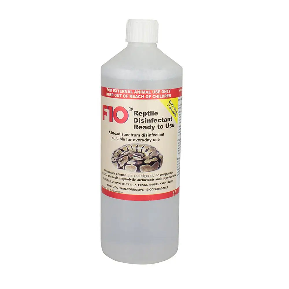 F10 Reptile Ready to Use Disinfectant 1 Litre Refill Hygiene Products