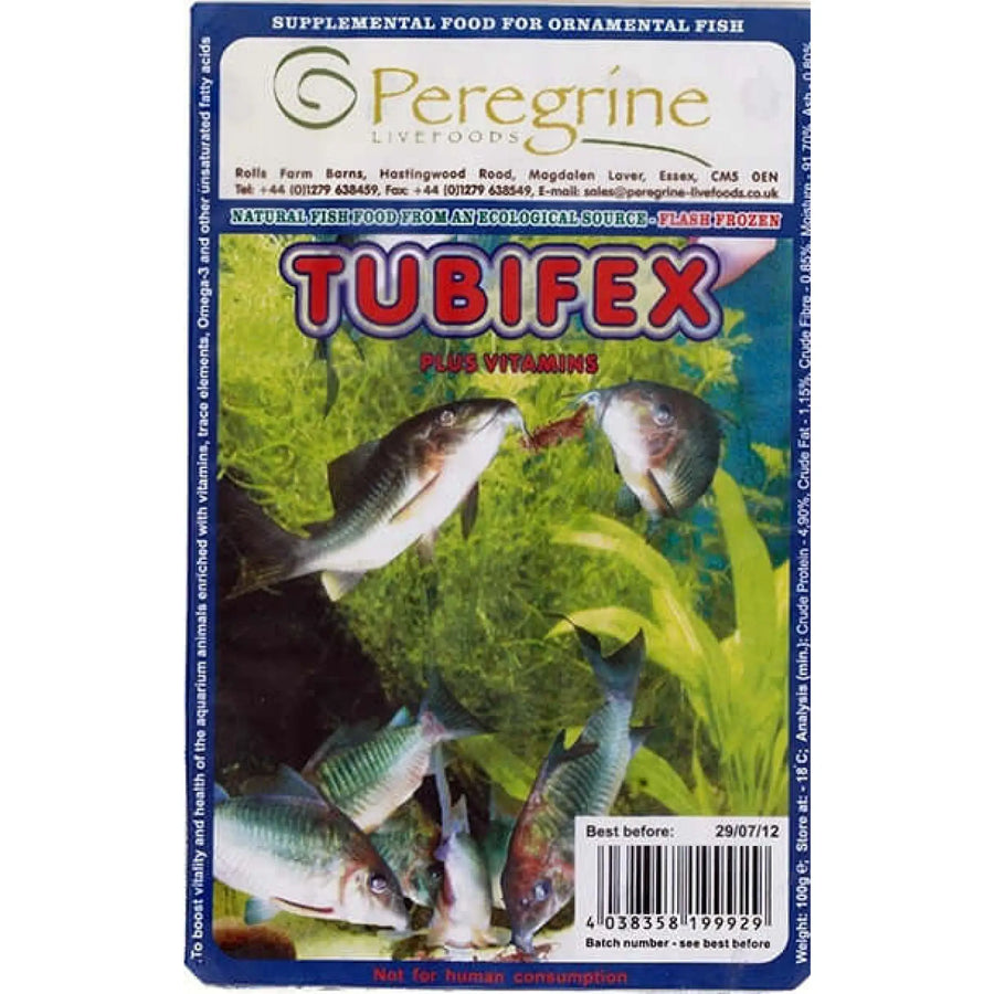 Buy FishScience Frozen Blister Pack Tubifex 100g (ZPB020) Online at £2.19 from Reptile Centre