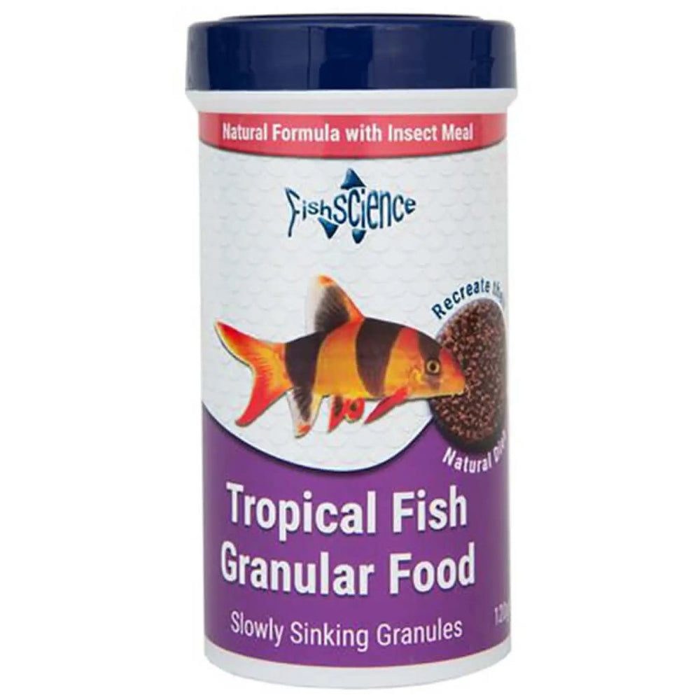 Buy FishScience Tropical granules (1FFT125) Online at £10.29 from Reptile Centre