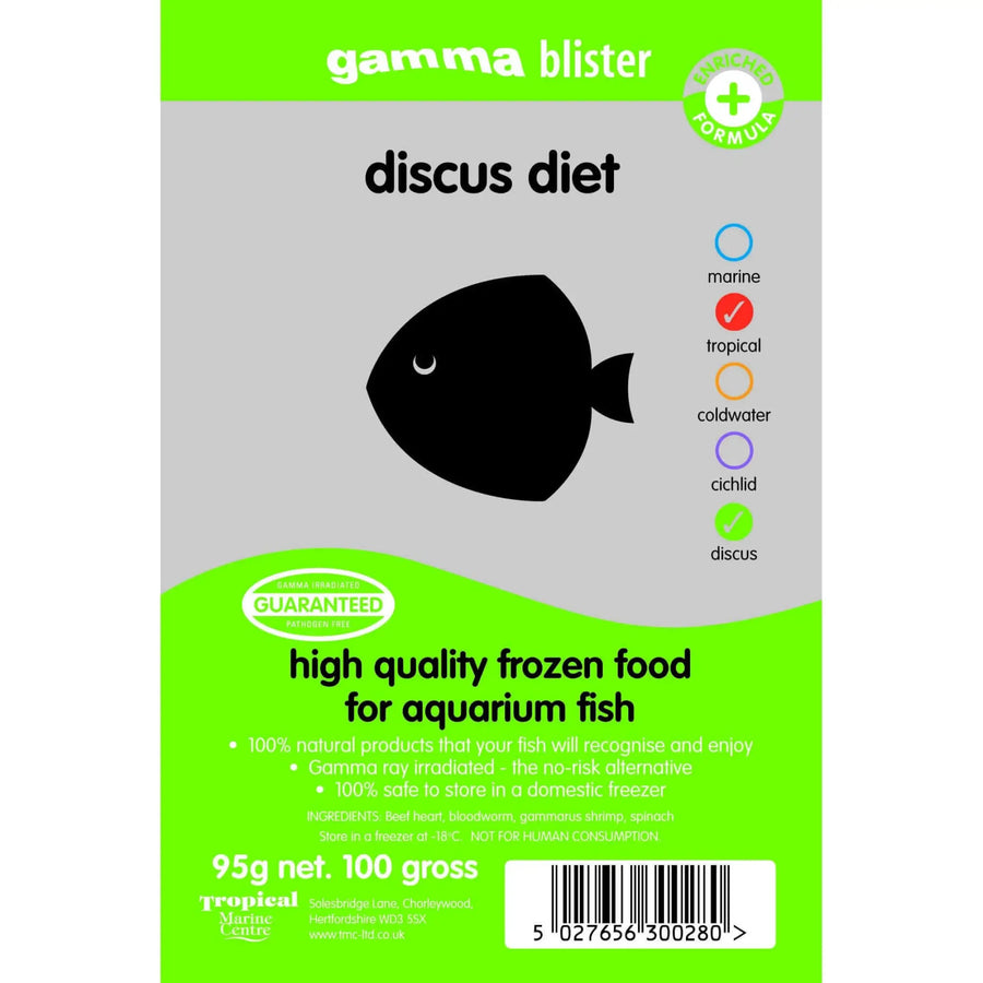 Buy Gamma Blister Discus Diet 95g (ZGF155) Online at £3.39 from Reptile Centre
