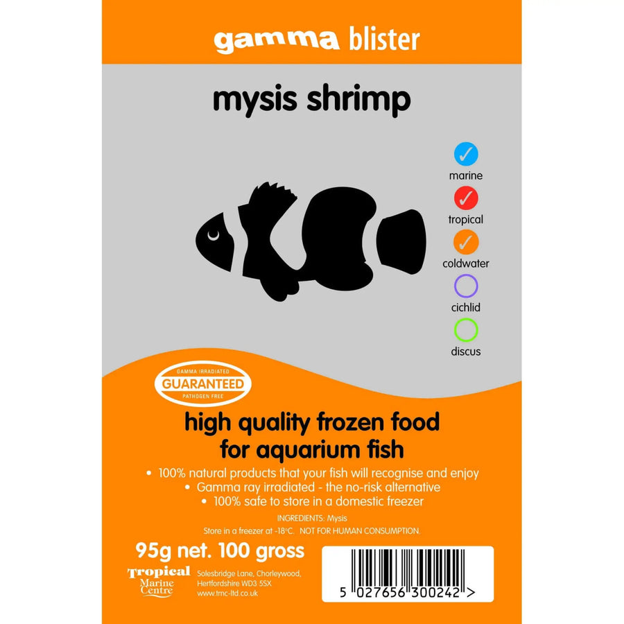 Buy Gamma Blister Mysis 95g (ZGF123) Online at £3.39 from Reptile Centre