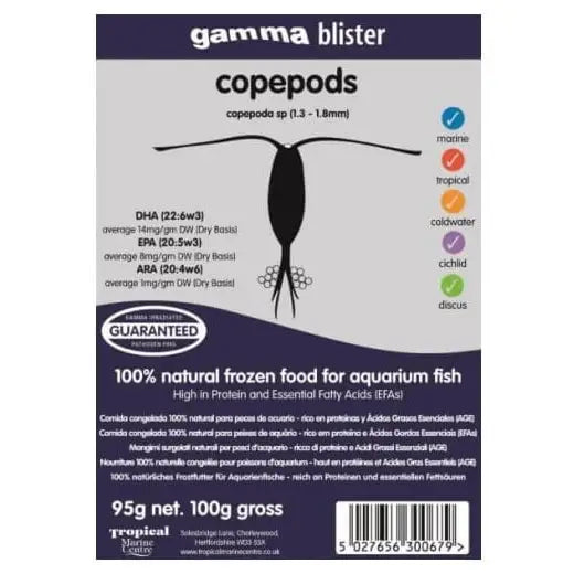 Buy Gamma Frozen Blister Copepod 100g online
