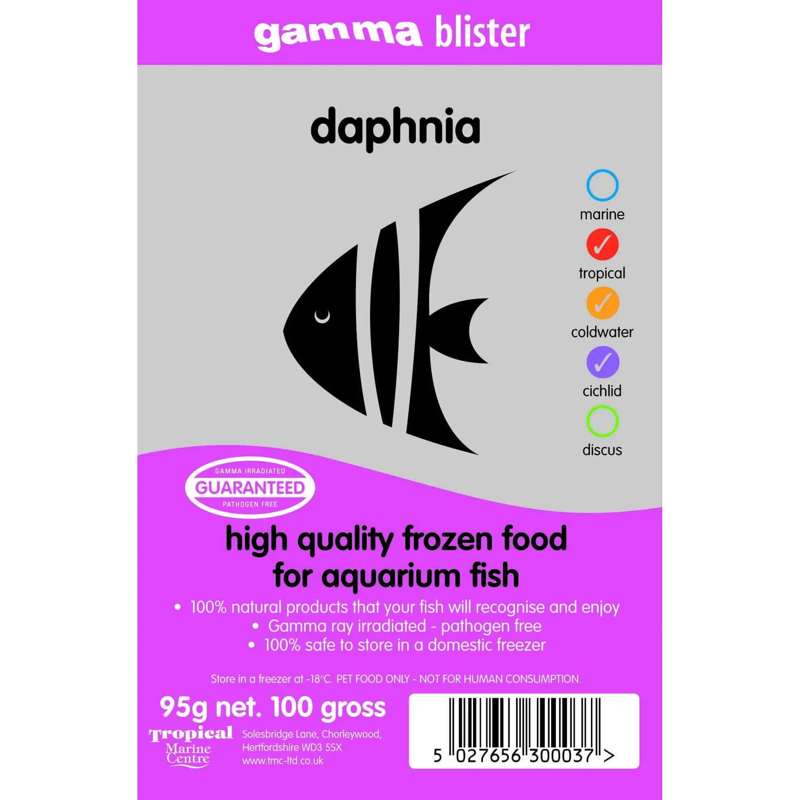 Buy Gamma Frozen Blister Daphnia 95g online