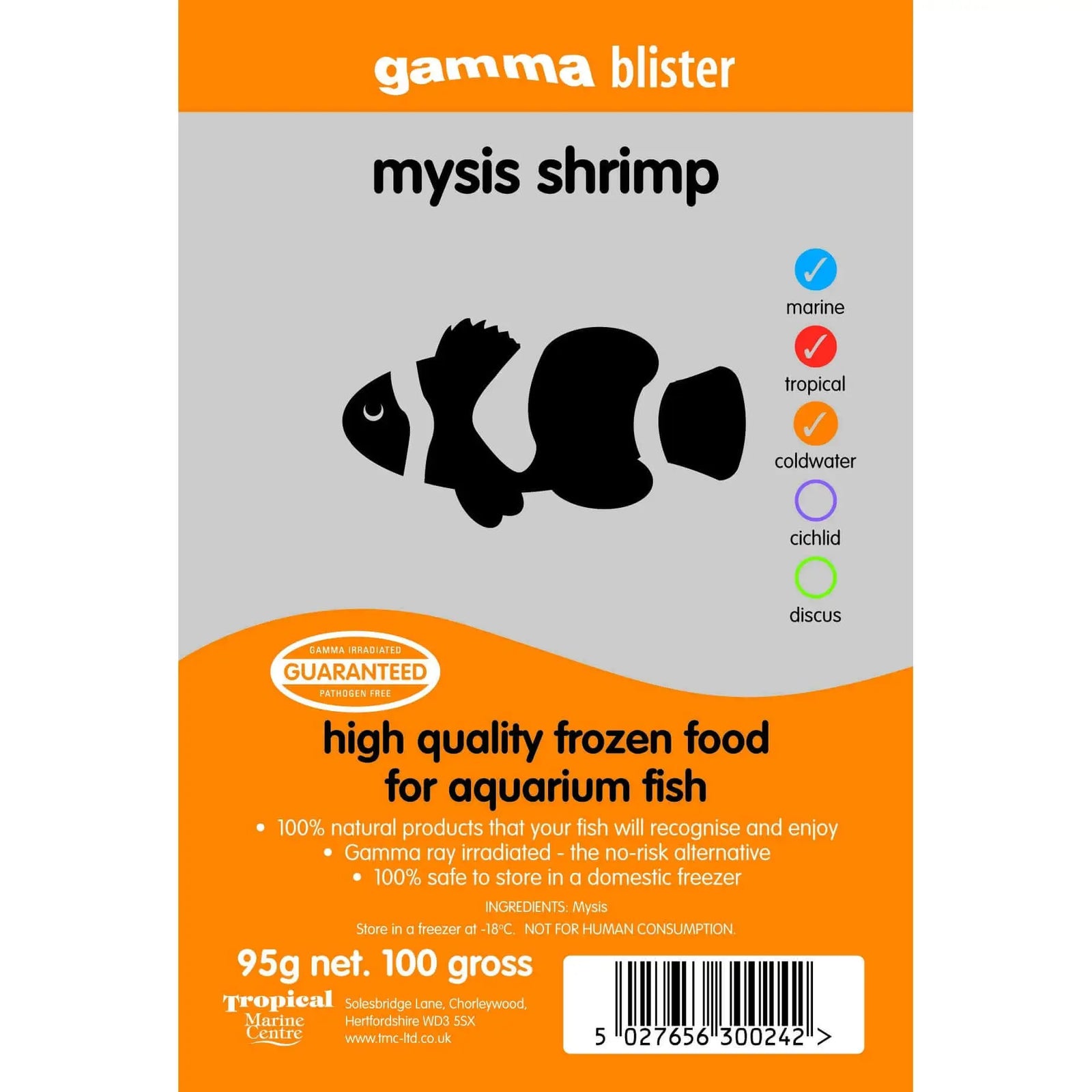 Buy Gamma Frozen Blister Mysis 95g online