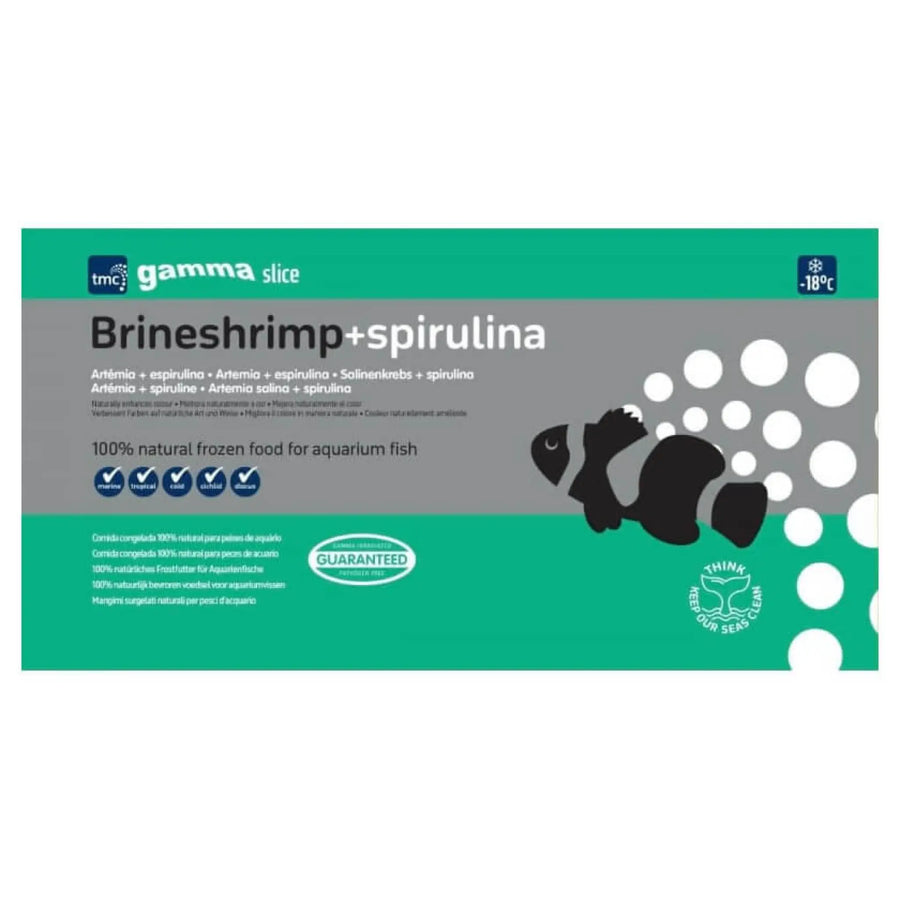 Buy Gamma Slice Brineshrimp + Spirulina 250g (ZGF430) Online at £6.59 from Reptile Centre