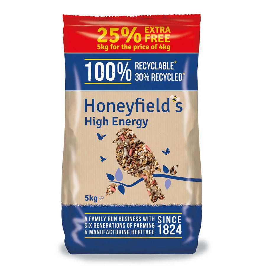 Honeyfield’s High Energy Bird Food 5Kg Wildlife Supplies