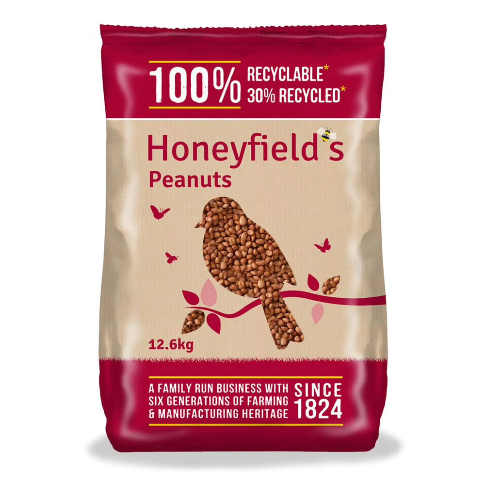 Honeyfield’s Peanuts Wild Bird Food 12.6Kg Wildlife Supplies