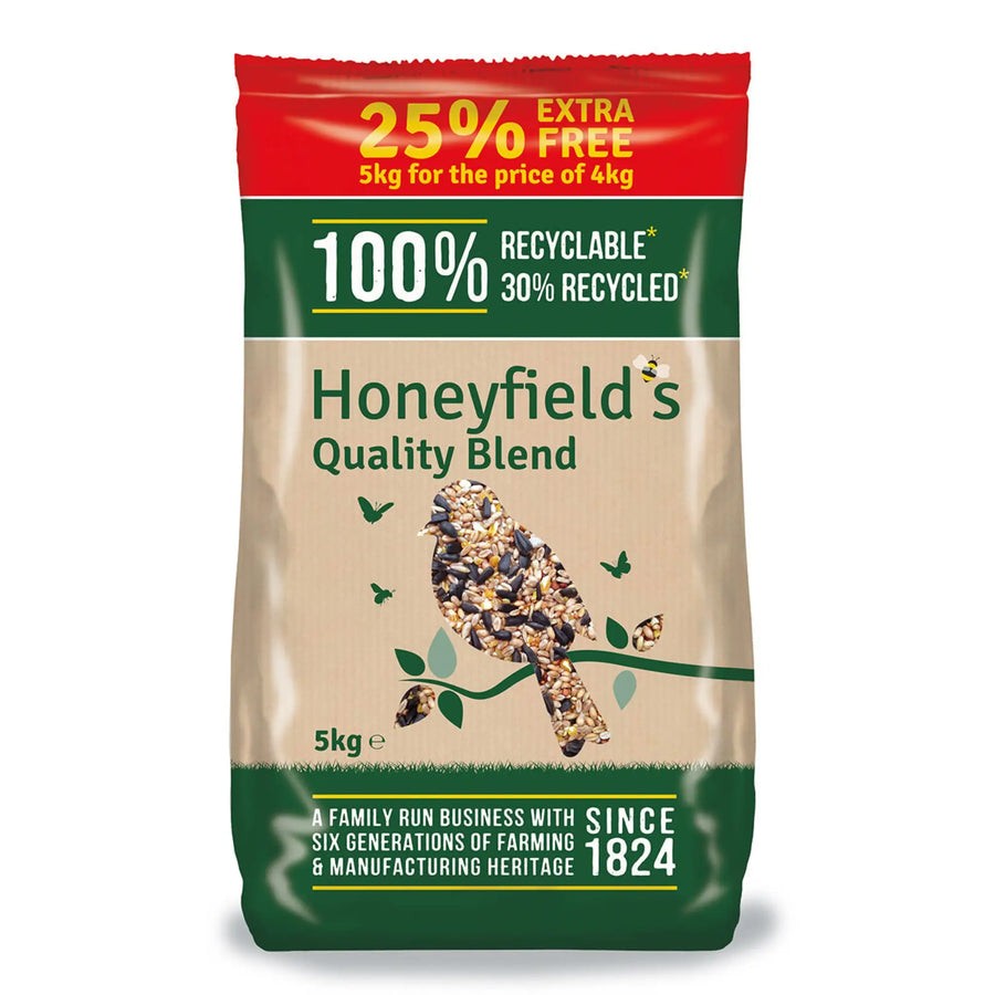 Honeyfield’s Quality Blend Wild Bird Food 5Kg Wildlife Supplies