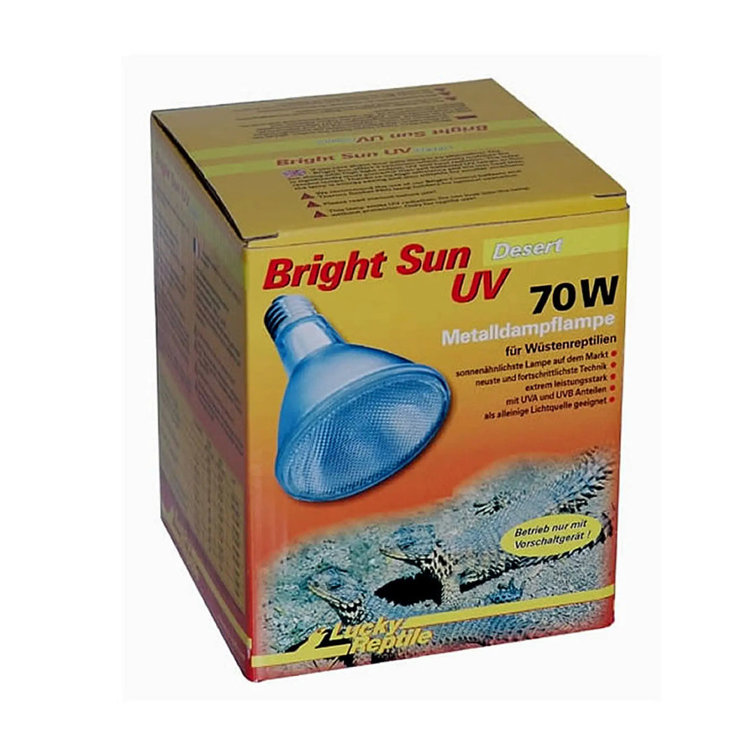 Lucky Reptile Bright Sun UV Turtle 100W - Lámpara De Halogenuros Para Tortugas Acuáticas