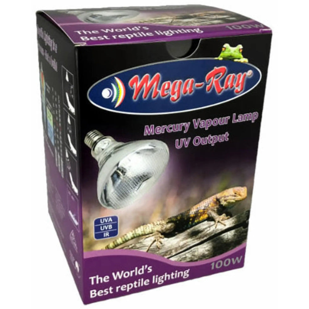 Buy Mega Ray Mercury Vapour (LRM100) Online at £51.29 from Reptile Centre