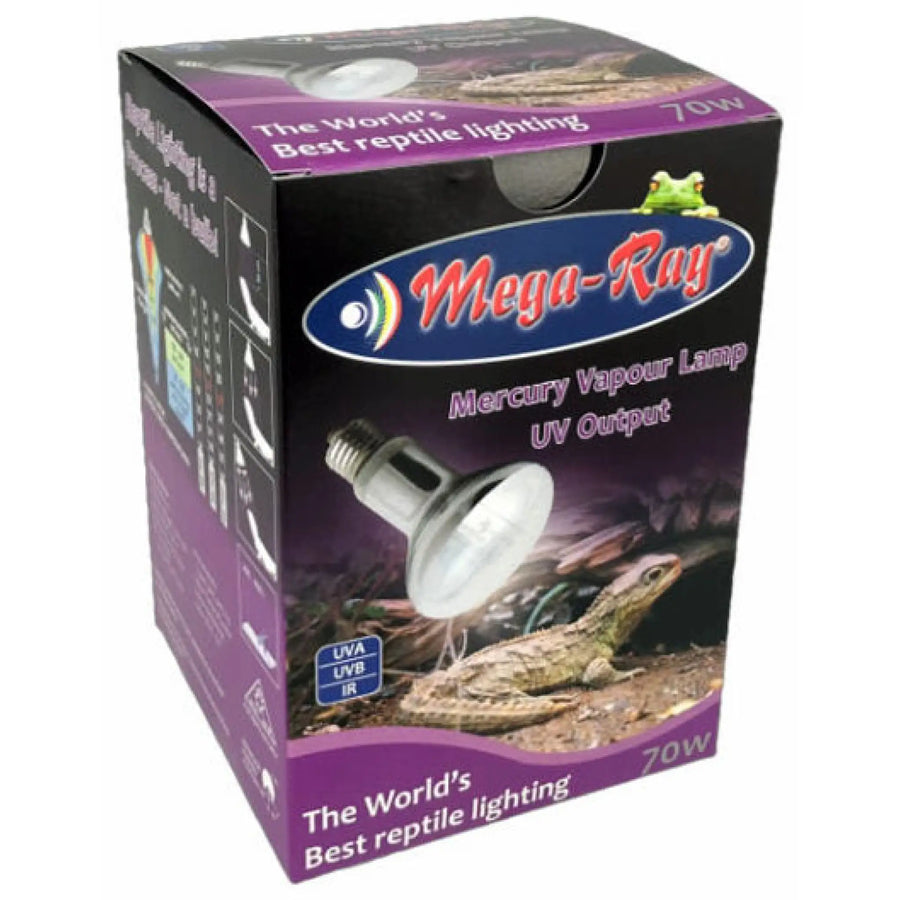 Buy Mega Ray Mercury Vapour (LRM070) Online at £49.39 from Reptile Centre