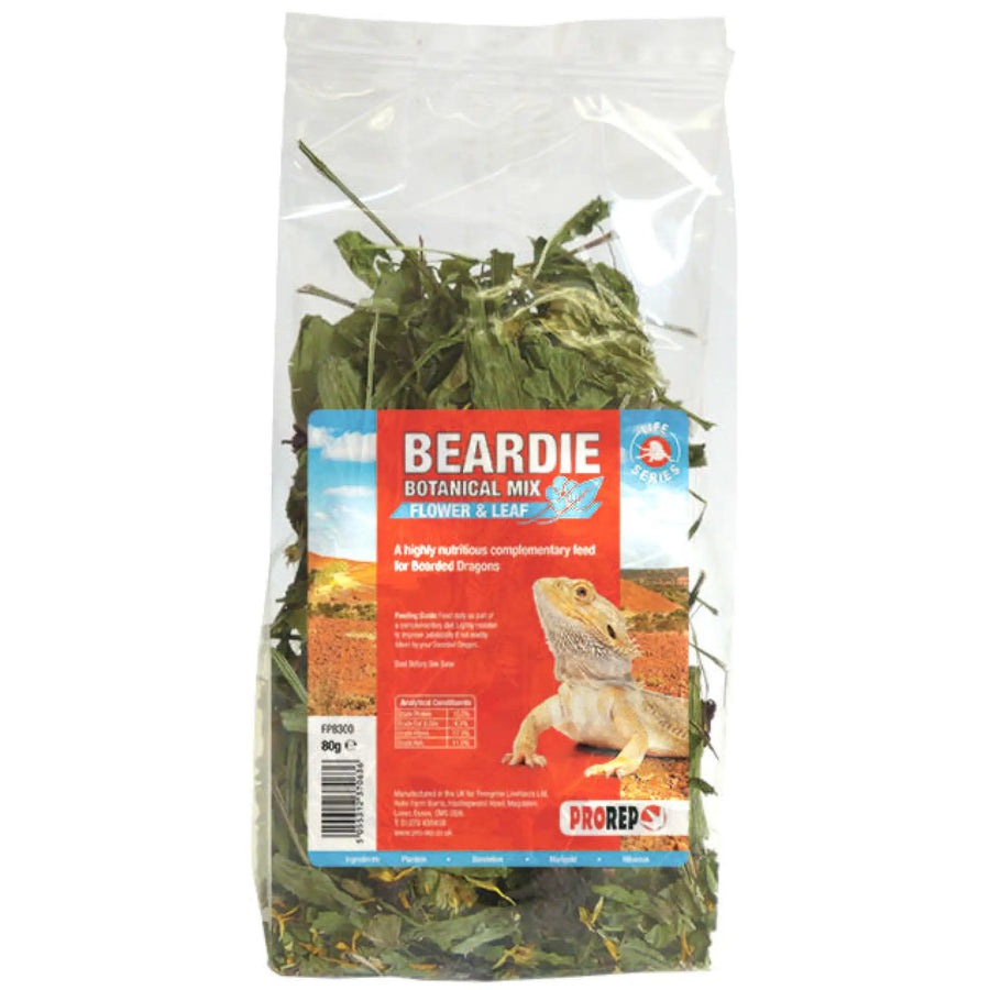 Buy ProRep Bearded Dragon Botanical Mix 80g (FPB300) Online at £3.09 from Reptile Centre