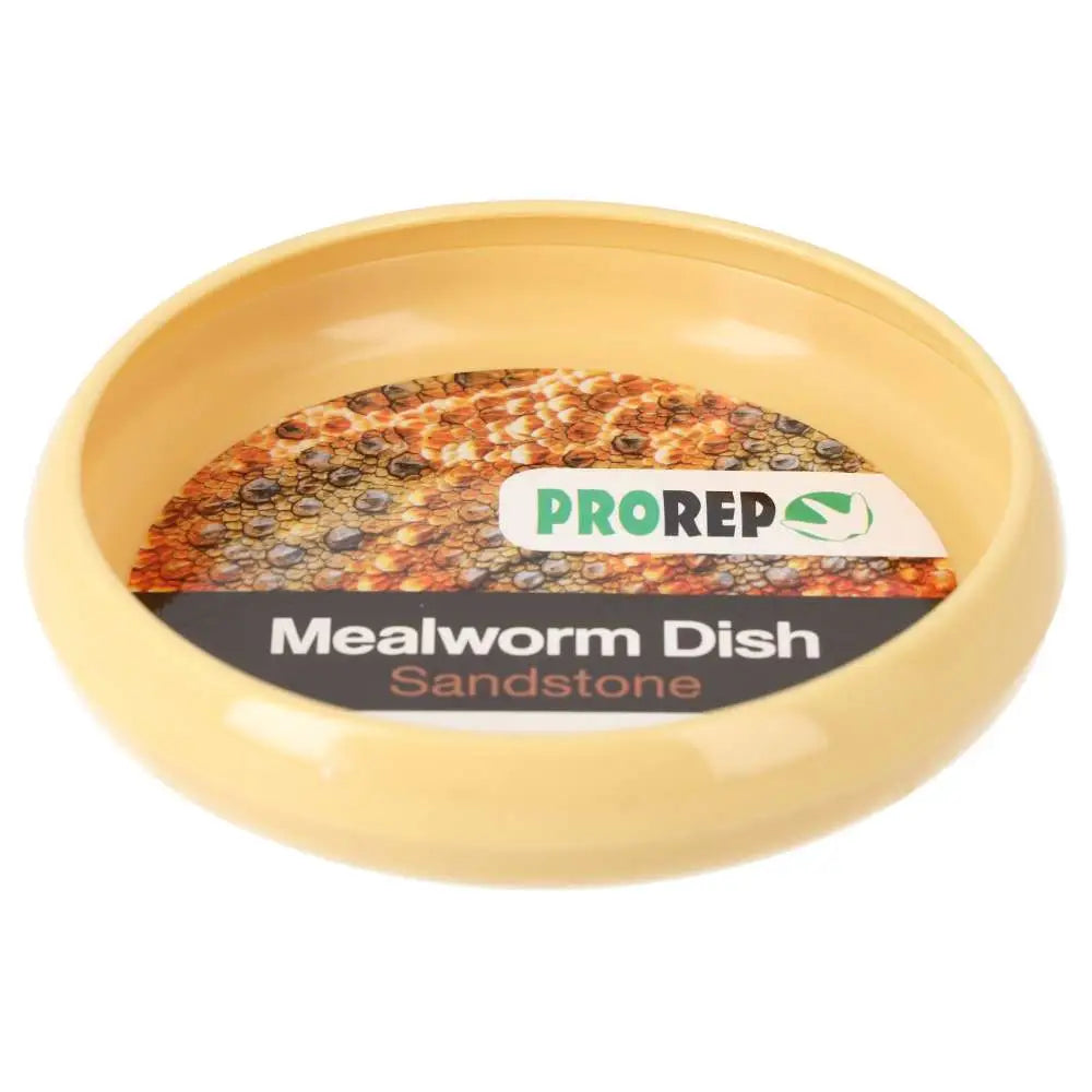 Prorep Mealworm Dish 120Mm / Sandstone Decor