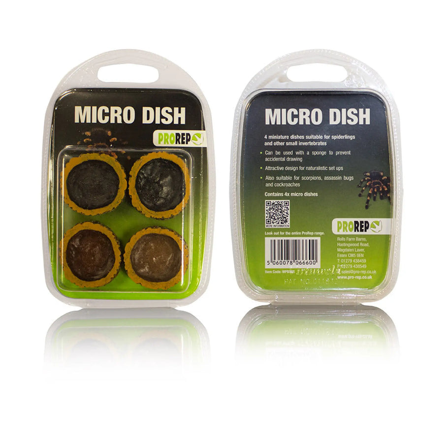 Buy ProRep Micro Dish Pack (4 pack) (WPB505) Online at £4.49 from Reptile Centre