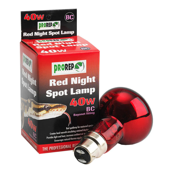 Buy ProRep Red Night Spot Bulb BC (Bayonet) (LMS225) Online at £4.49 from Reptile Centre