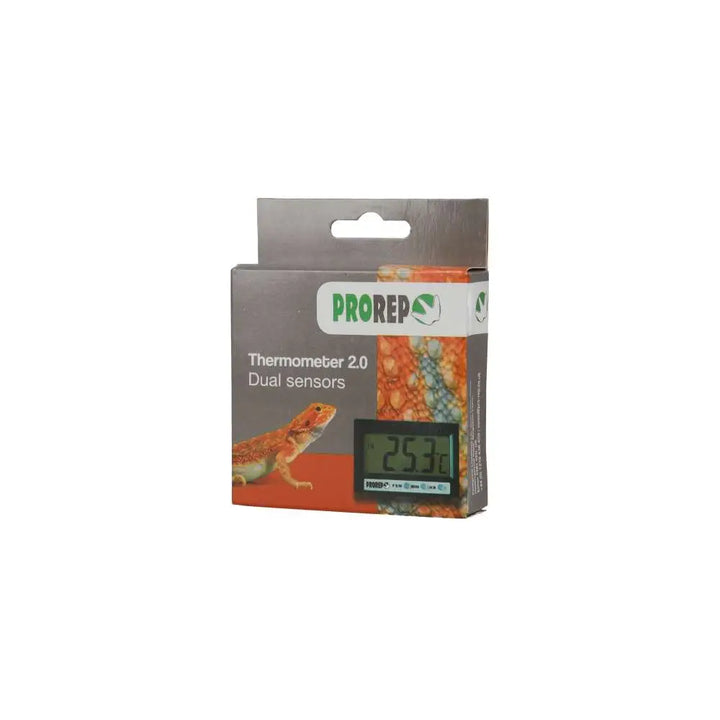 PR Thermometer 2.0
 - side view of box