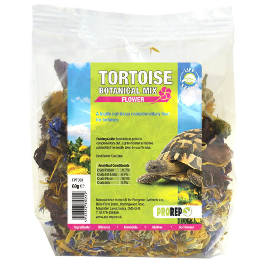 Buy ProRep Tortoise Botanical Flower Mix 60g (FPT301) Online at £3.29 from Reptile Centre