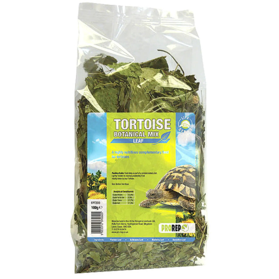 Buy ProRep Tortoise Botanical Leaf Mix 100g (FPT300) Online at £3.49 from Reptile Centre