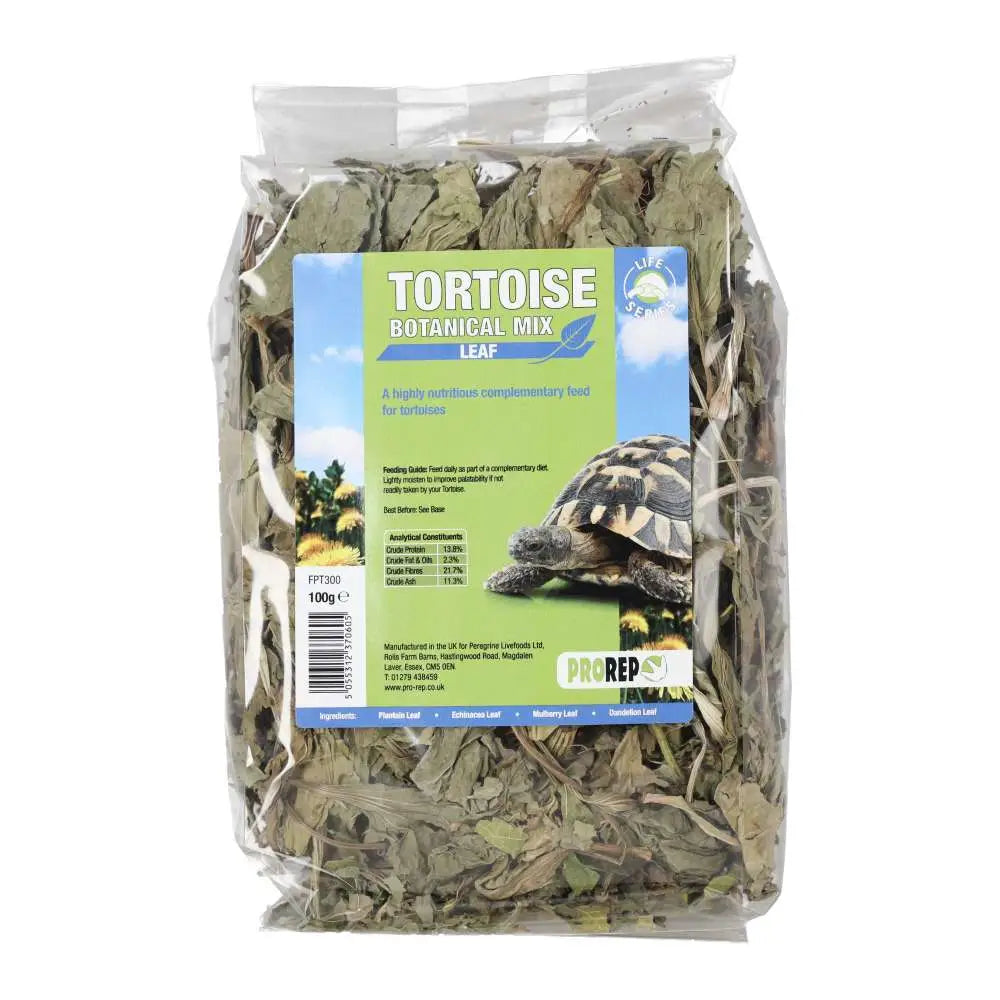 Buy ProRep Tortoise Botanical Leaf Mix 100g online