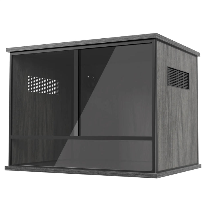ProRep Vivarium 60x45x45cm - Black Angled View