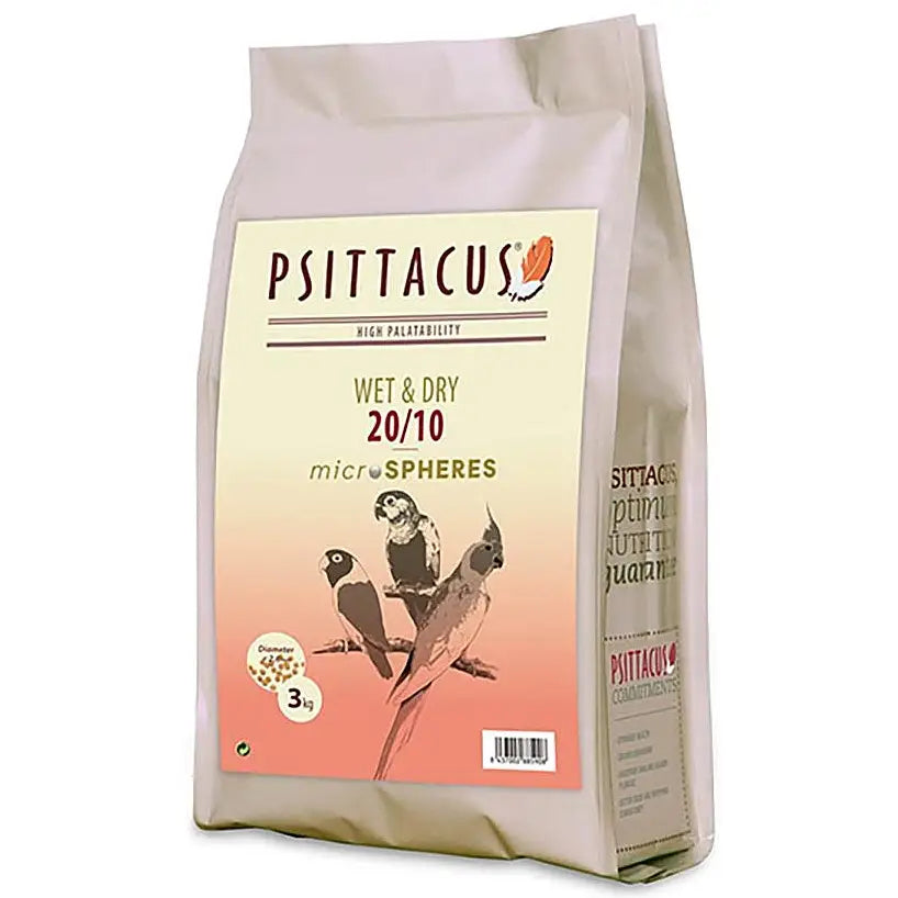 Buy Psittacus Wet & Dry Microspheres 20/10 online