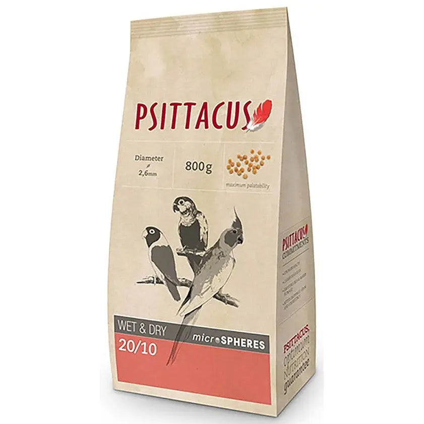 Buy Psittacus Wet & Dry Microspheres 20/10 online