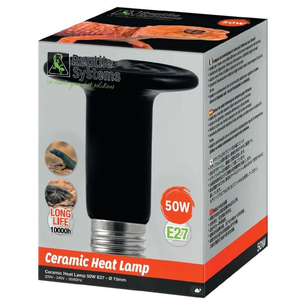 Buy Reptile Systems Ceramic Heat Lamp (HRC005) Online at £15.19 from Reptile Centre