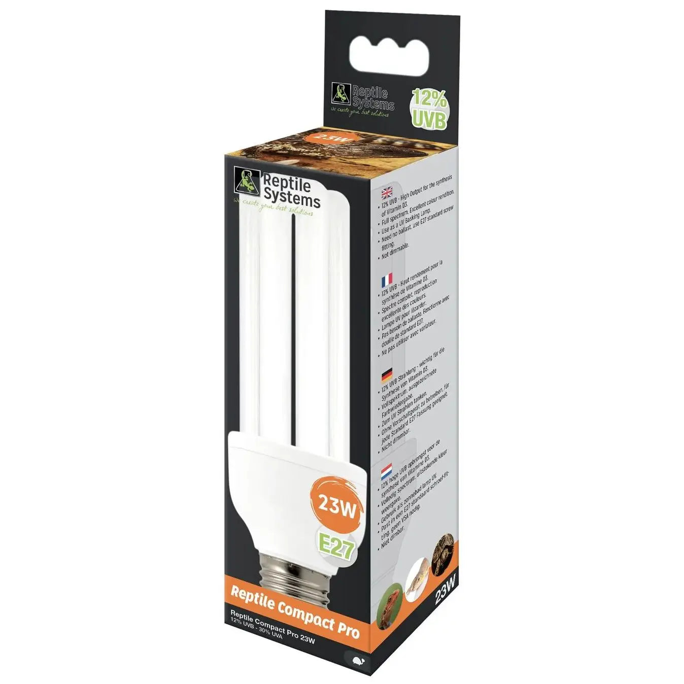 Buy Reptile Systems Compact Pro UVB Lamp - 12% 23w online