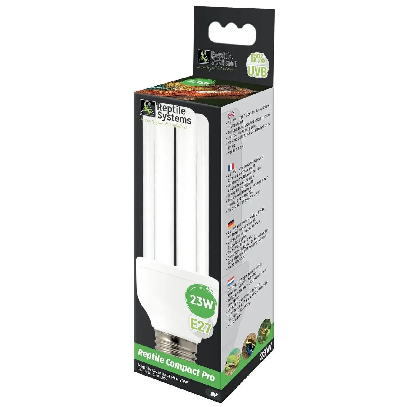 Buy Reptile Systems Compact Pro UVB Lamp - 6% 23w online
