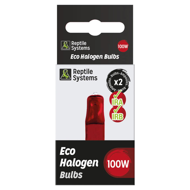 Reptile Systems Eco Halogen 2 Replacement Lamps Red 100w