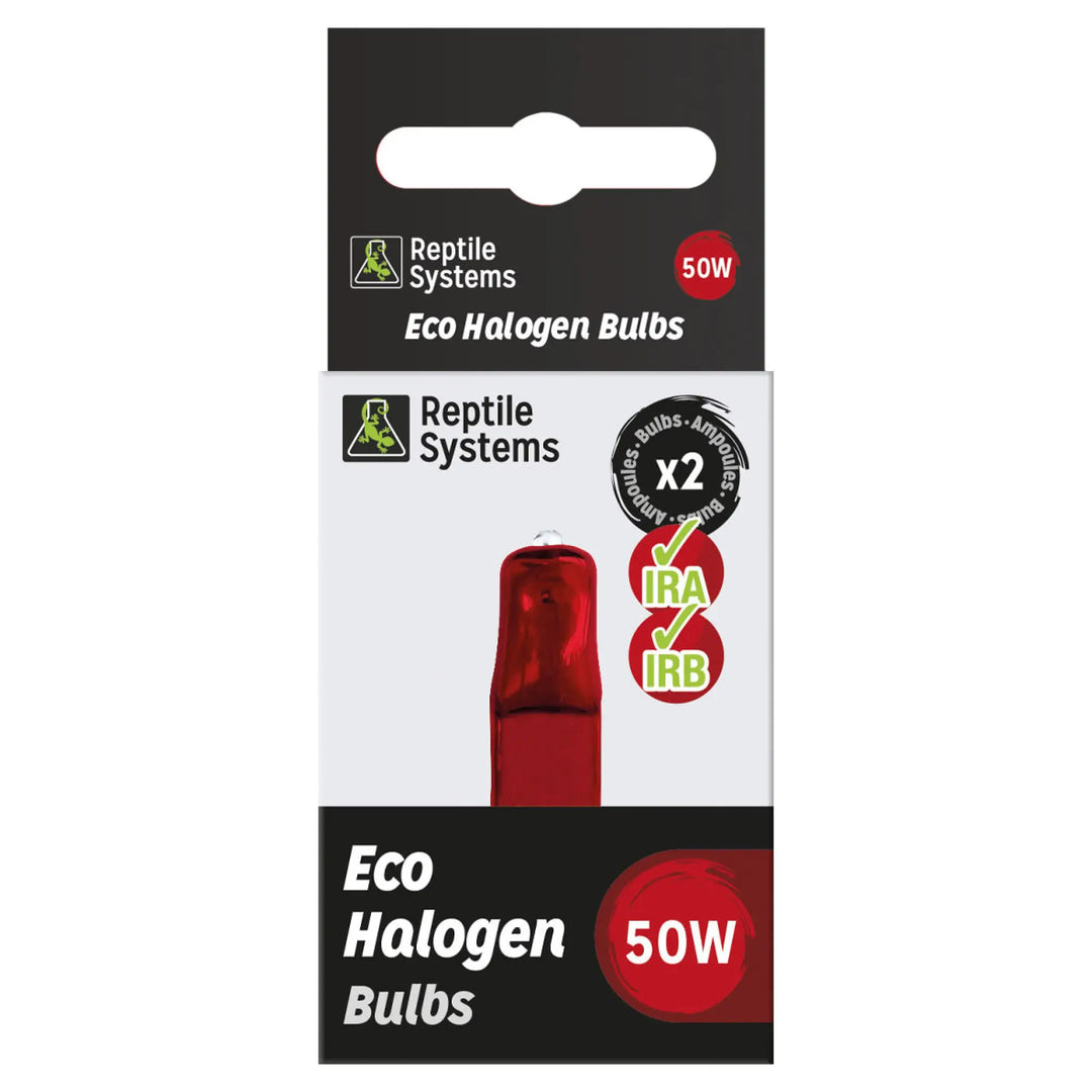 Reptile Systems Eco Halogen 2 Replacement Lamps Red 50w