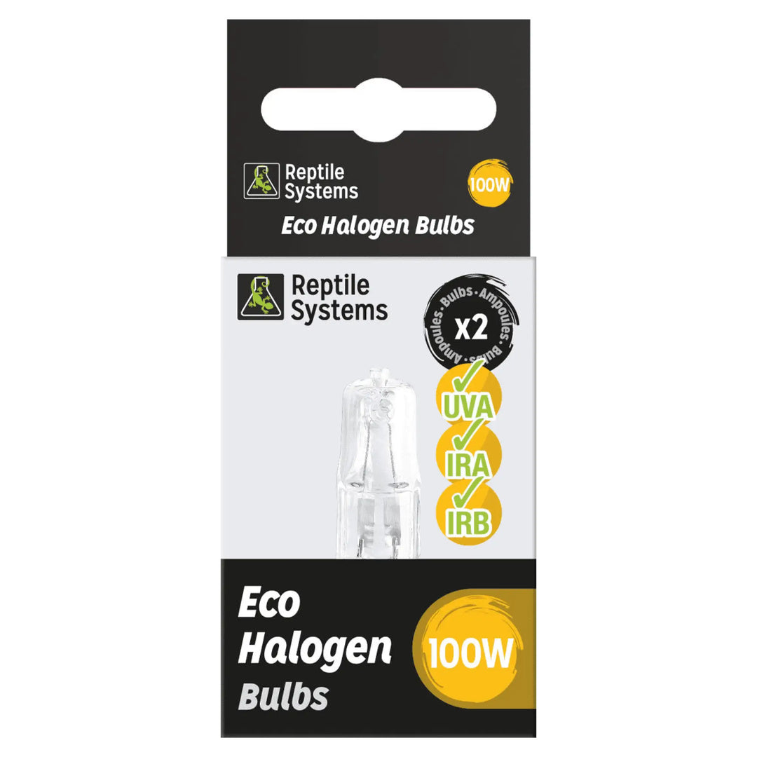 Reptile Systems Eco Halogen 2 Replacement Lamps White 100w