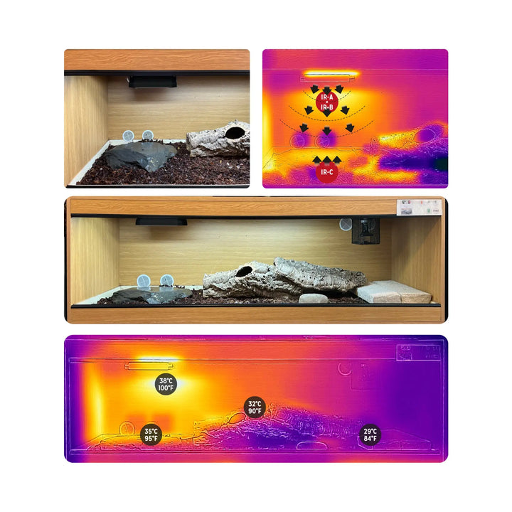 Reptile Systems Gold Infrared Unit Heating