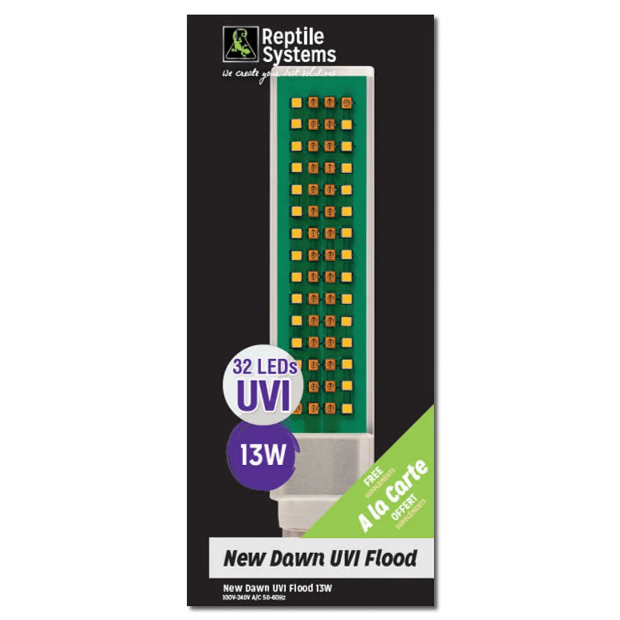 Buy Reptile Systems New Dawn UVI Flood 13w (LRU013) Online at £147.29 from Reptile Centre