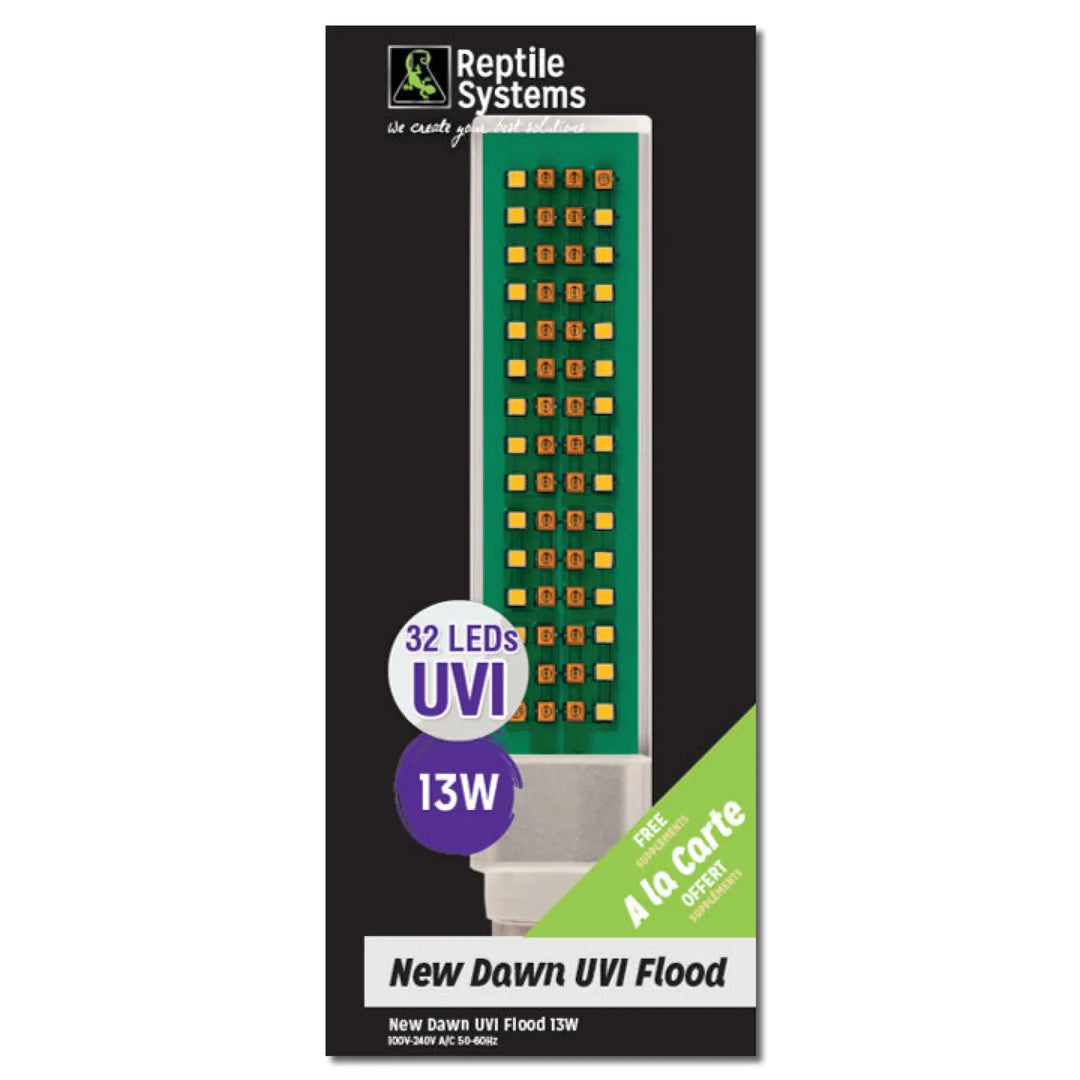 Buy Reptile Systems New Dawn UVI Flood 13w (LRU013) Online at £147.29 from Reptile Centre