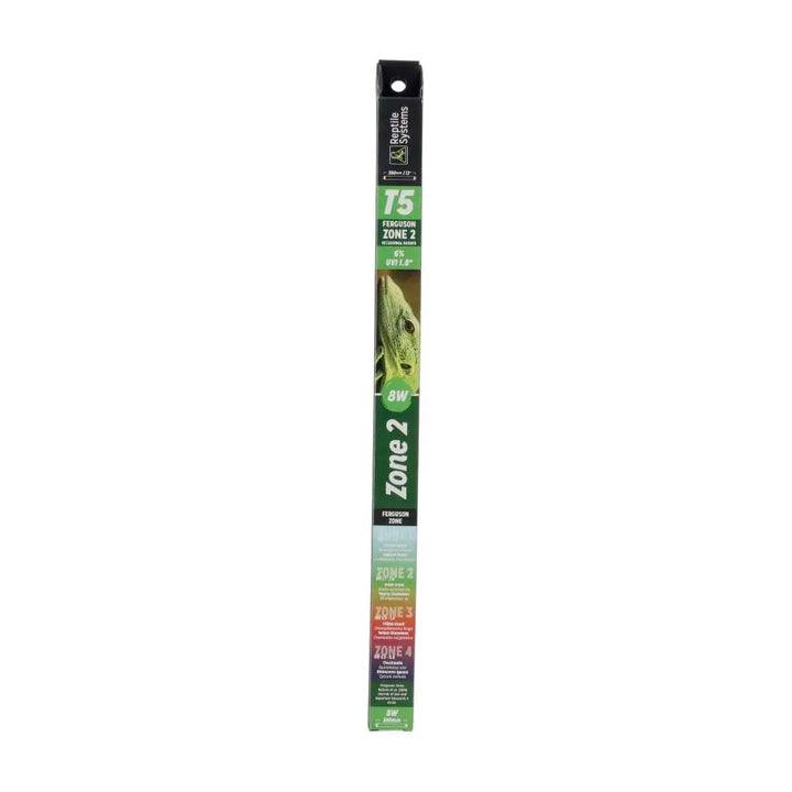 Reptile Systems T5 UVB Lamp Ferguson Zone 2 6% 300mm 8w Lighting