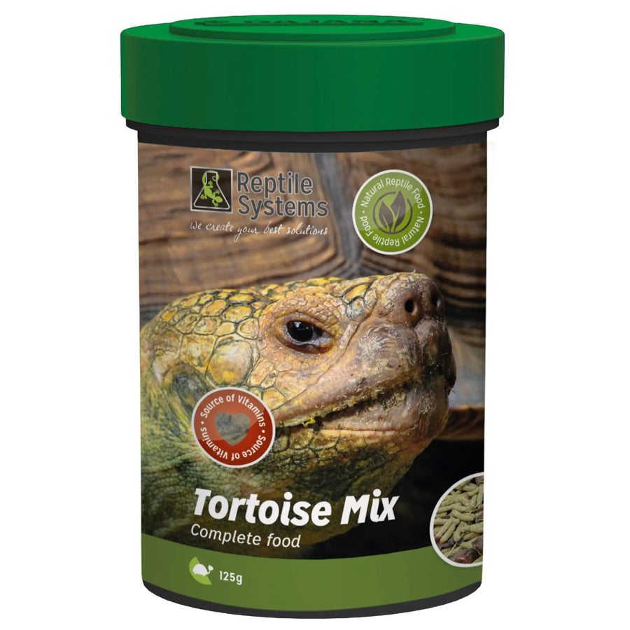 Buy Reptile Systems Tortoise Mix Complete Food 125g (FRM005) Online at £7.89 from Reptile Centre