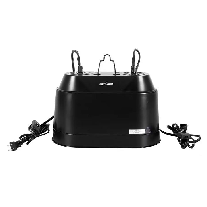 Reptizoo 2 In 1 Double Dome Lamp Fixture 200W Lighting