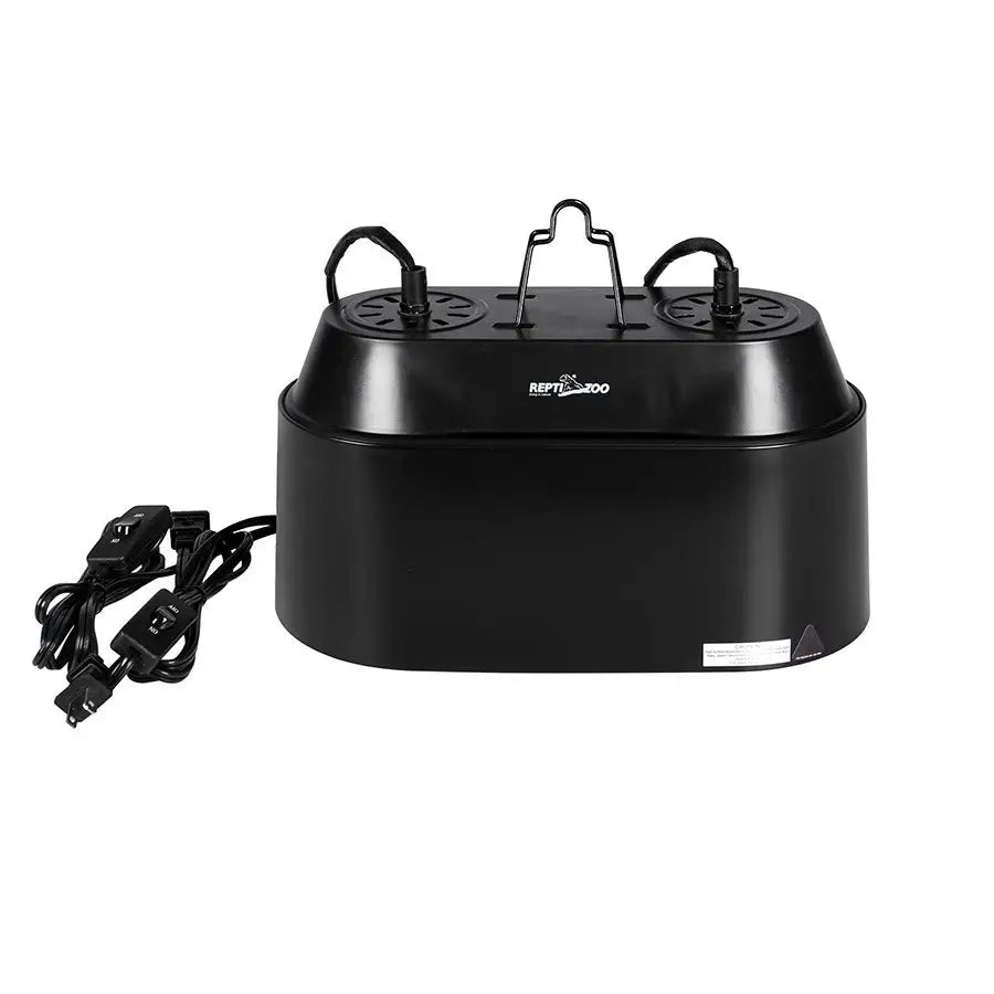 Reptizoo 2 In 1 Double Dome Lamp Fixture 200W Lighting
