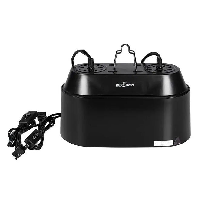Reptizoo 2 In 1 Double Dome Lamp Fixture 200W Lighting